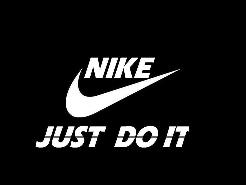 Nike Black, Nike Black and White HD wallpaper