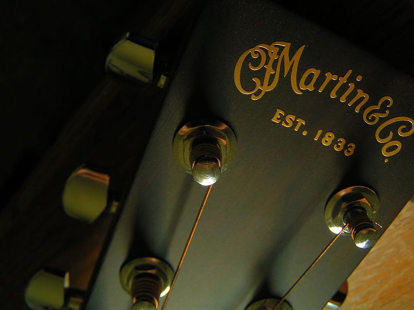 マーチンギターのヘッドストック。 マーティン アコースティック ギター, マーティン ギター, アコースティック ギター 高画質の壁紙