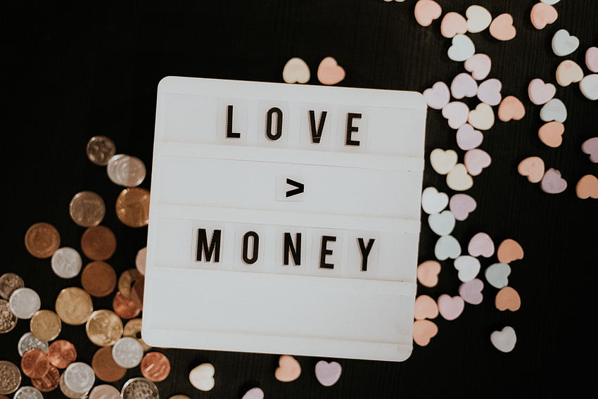 Love, Money, Words, Phrase HD wallpaper