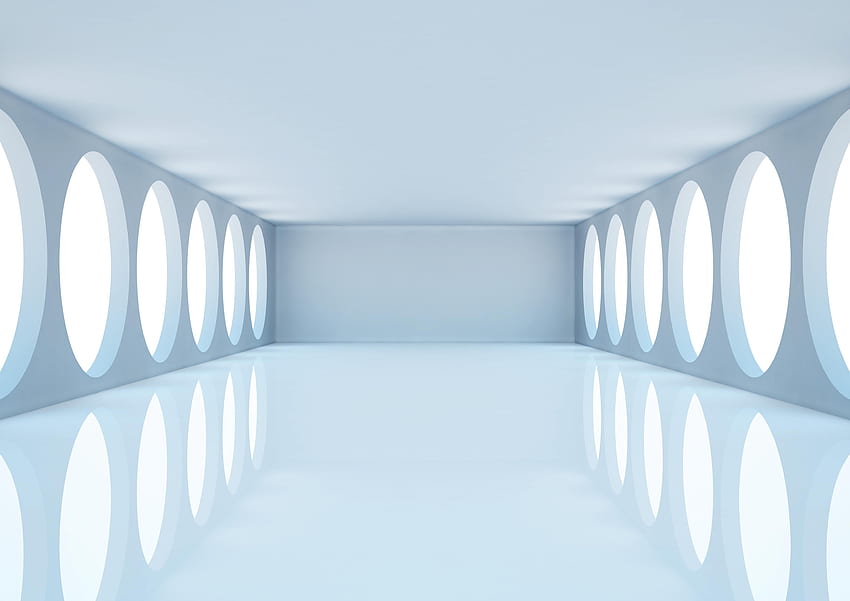 ピクセル解像度 - 柱のある部屋、白い部屋 高画質の壁紙