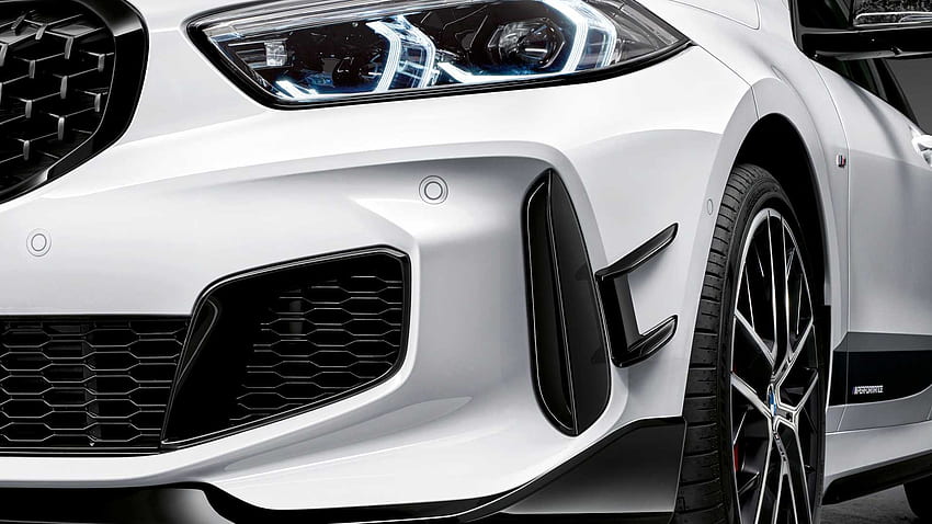 BMW serii 1 M Performance Parts Zderzak przedni 11, części samochodowe Tapeta HD