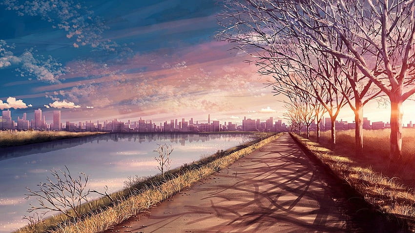 Anime scenery sunset . Anime Landscapes. Anime, Sunset Scenic HD wallpaper  | Pxfuel