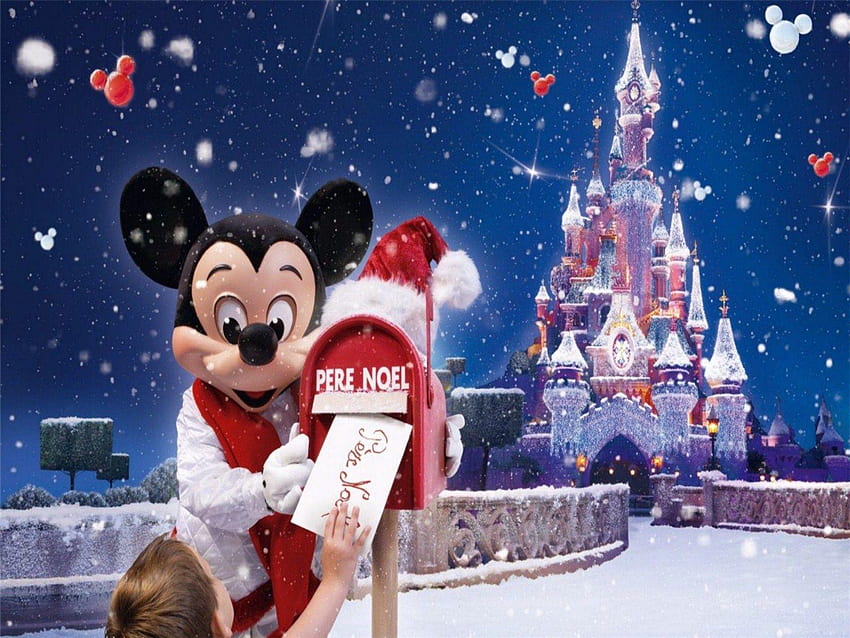Christmas Disney, Disney World Winter HD wallpaper