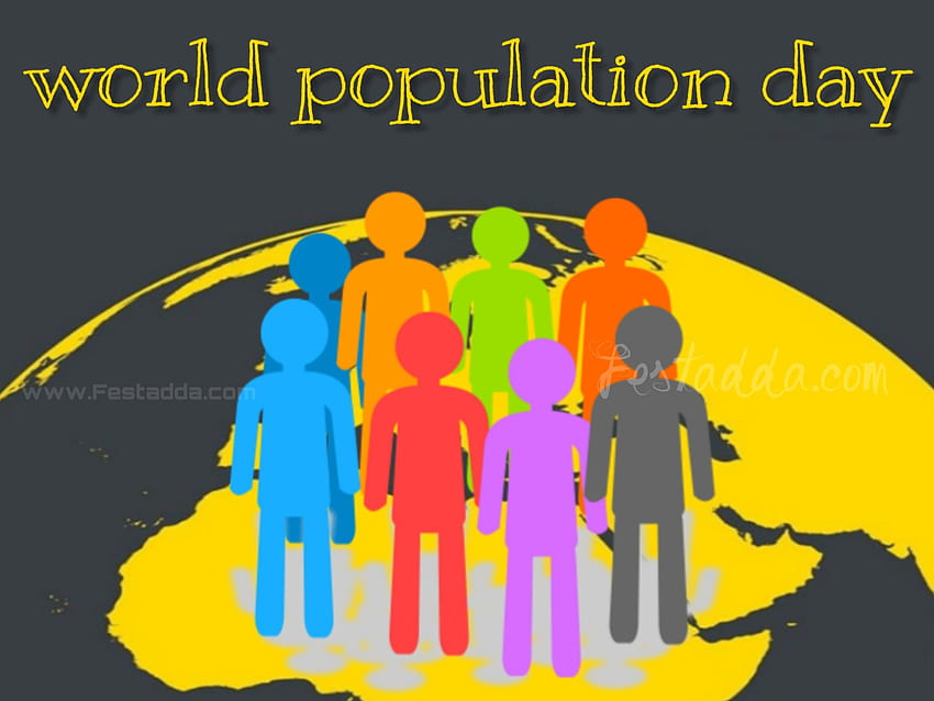 Desenho da População. População mundial, para desenhar, Dia papel de parede HD