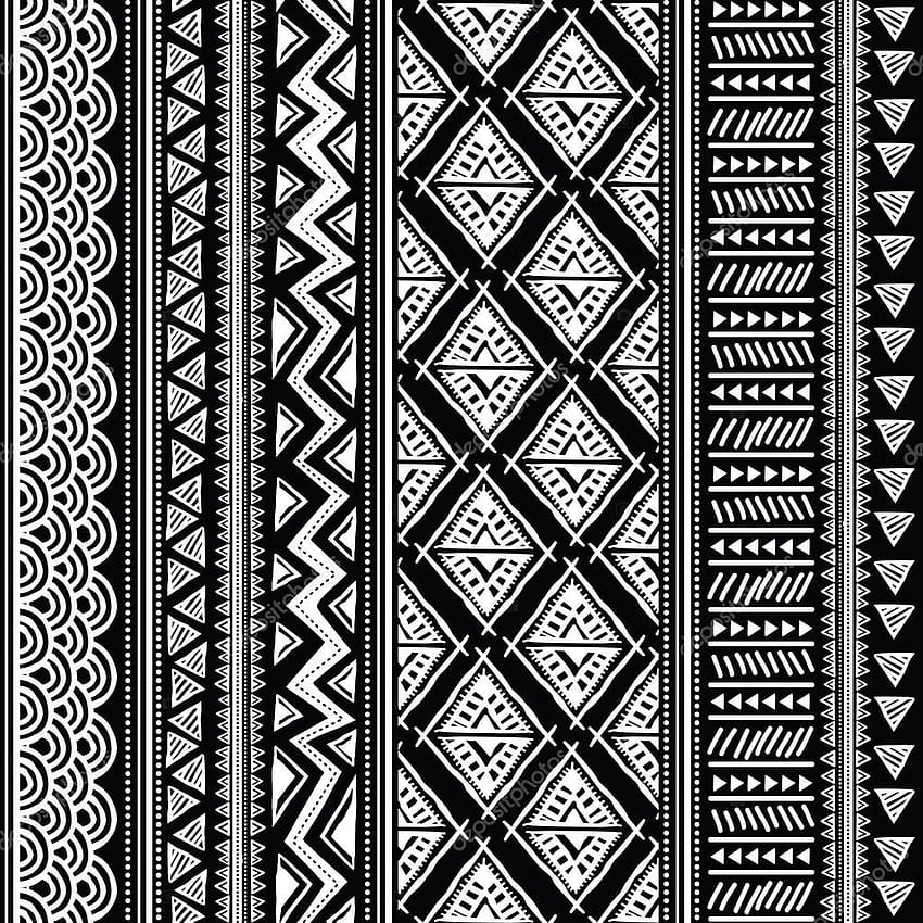 Circular pattern African ethnic ornament for pottery tiles textiles  tattoos 16243685 Vector Art at Vecteezy