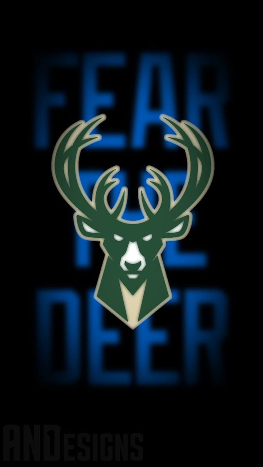 Bucks de Milwaukee, logotipo de los Bucks de Milwaukee fondo de pantalla del teléfono