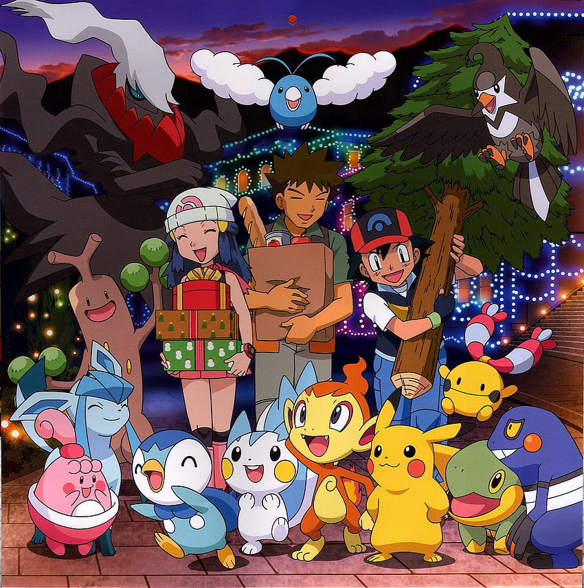 Pokémon Ash Misty May Dawn. bande dessinée. Pokémon, Ash et Dawn, Pikachu et ses amis Fond d'écran de téléphone HD