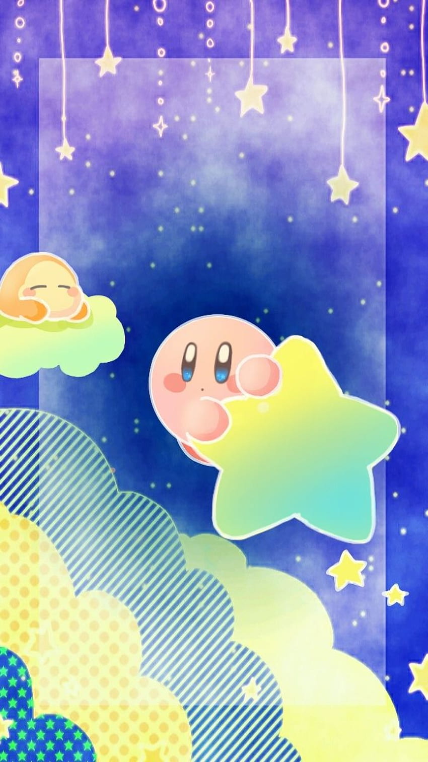 Aww such a cute artwork of Kirby and a Waddle Dee. Kirby character, Kirby art, Kirby, Cute Waddle Dee HD phone wallpaper