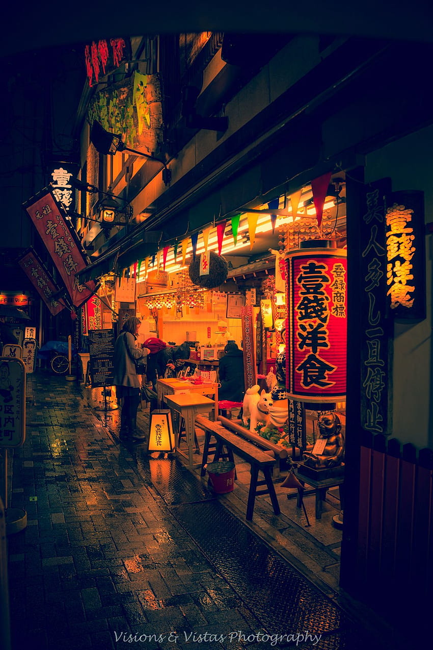 Japanism. Favorite Places & Spaces in 2019. Japan street, Kyoto Night HD phone wallpaper