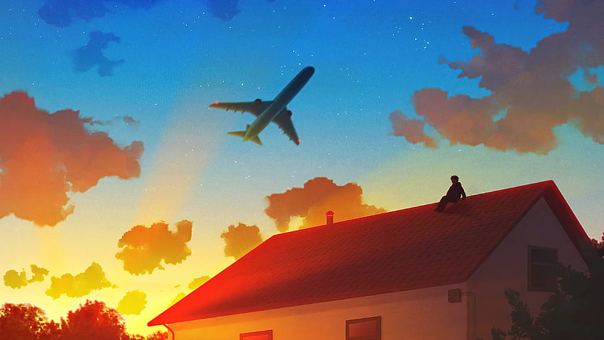 400824 anime girl, suitcase, airplane, anime hd download, 1688x3000 - Rare  Gallery HD Wallpapers