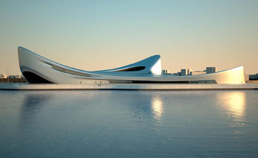 Zaha Hadid의 Regium Waterfront 프로젝트, 이탈리아. * HD 월페이퍼