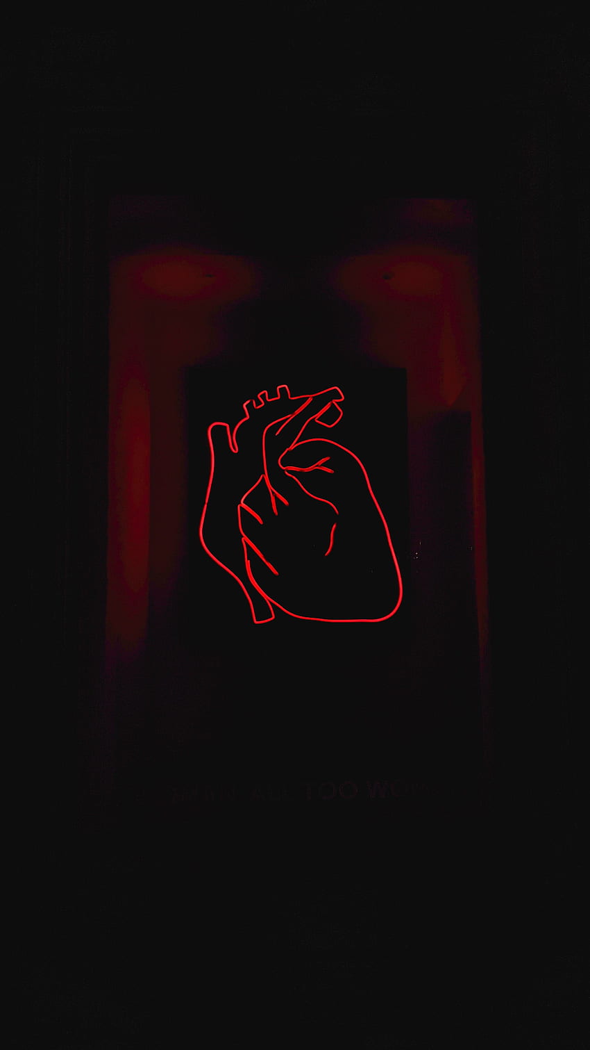 Neon : [HQ], Red Quotes HD phone wallpaper