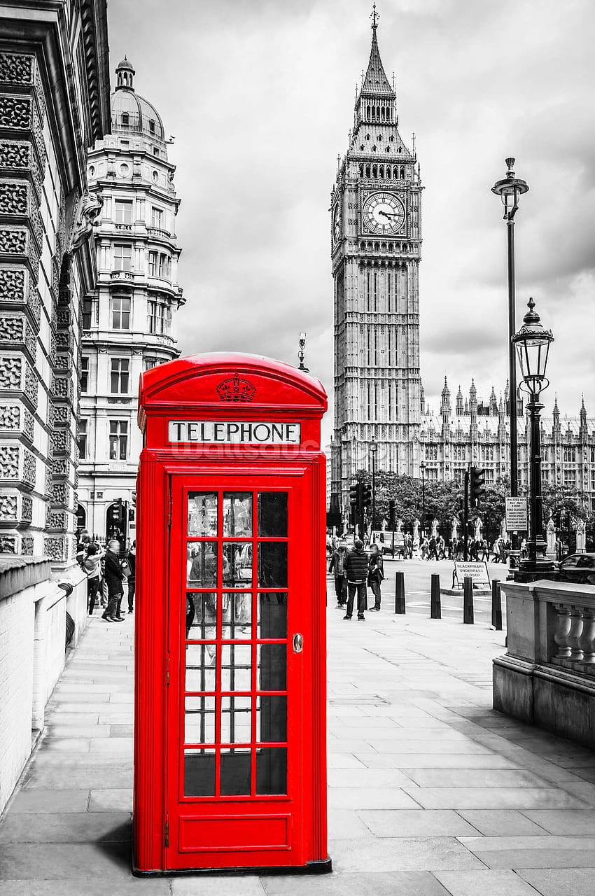 ロンドン電話ボックス HD電話の壁紙
