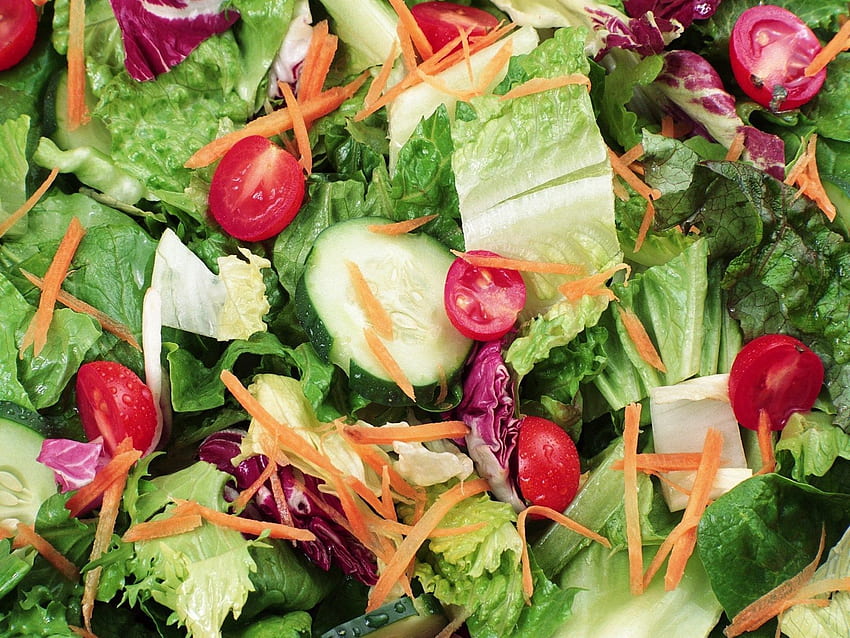 Alimentos, Folhas, Legumes, Salada papel de parede HD