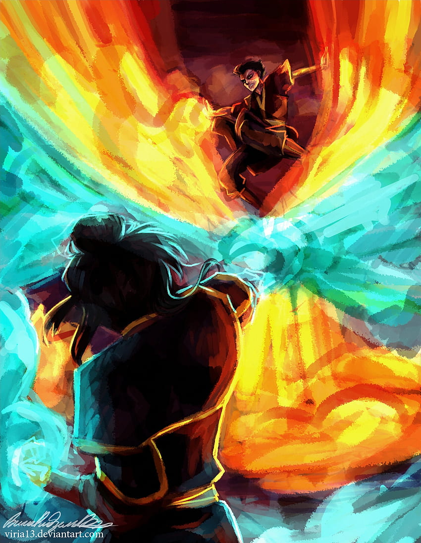The showdown that was always meant to be. Avatar: The Last Airbender / The Legend of Korra, Firebending HD phone wallpaper