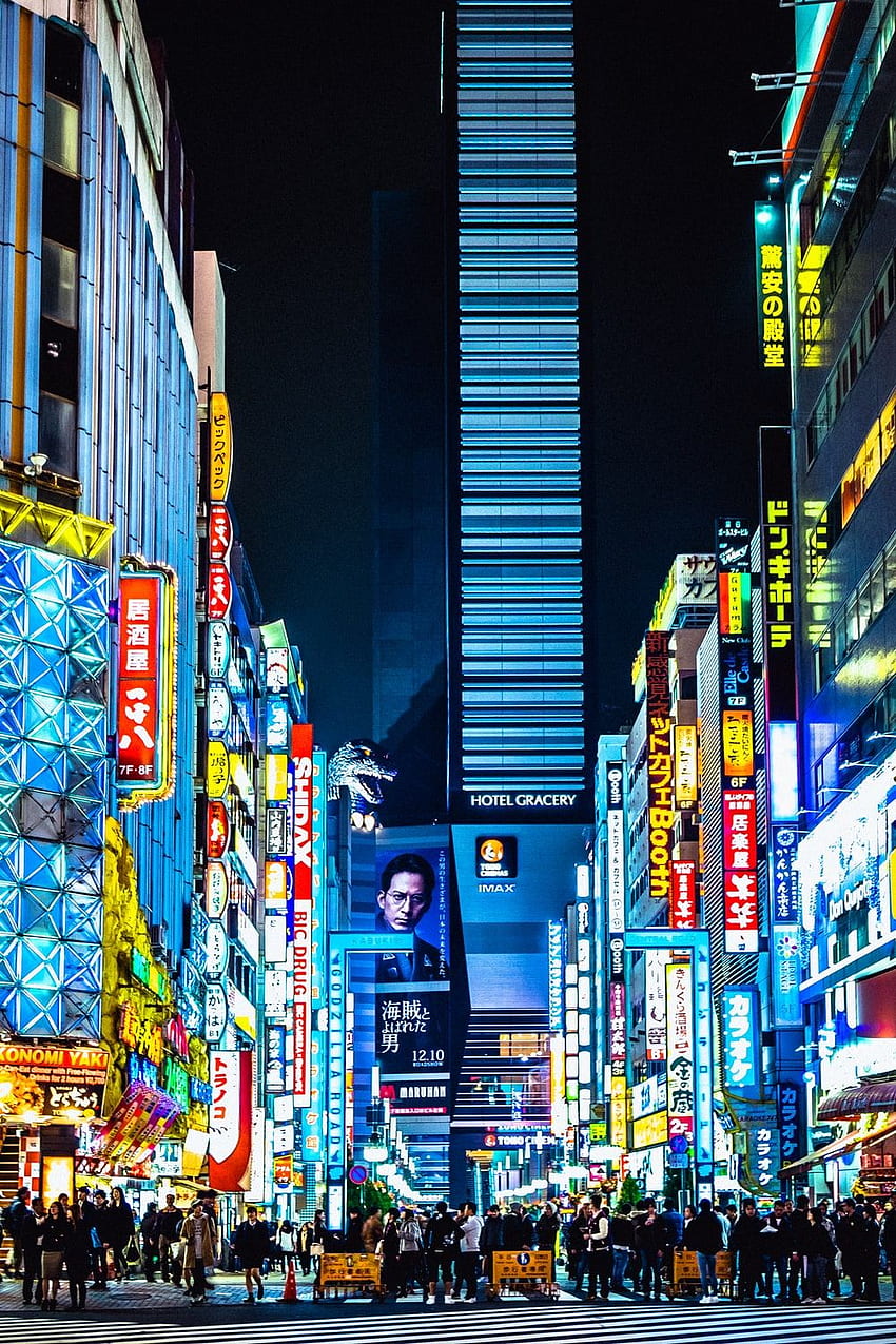 Tokio [Viaje escénico]. En Unsplash, Retro Tokio fondo de pantalla del teléfono