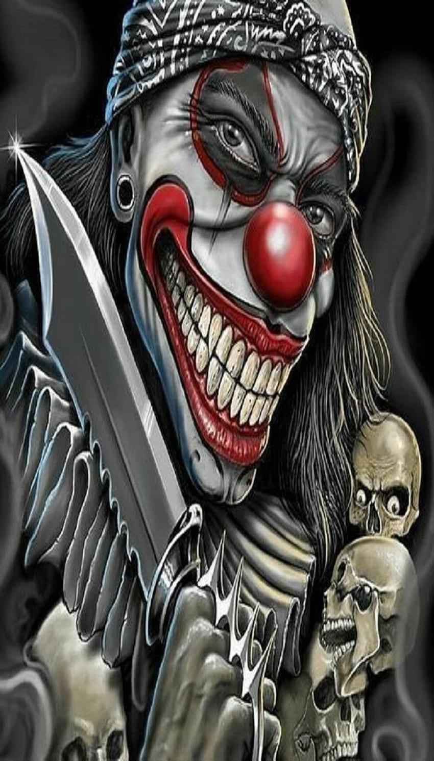 Caveira Gangster Joker, Esqueleto Gangster Papel de parede de celular HD