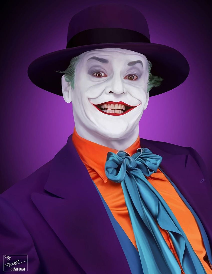 Jack Nicholson strój Jokera Joker z maską Batmana F Tapeta na telefon HD