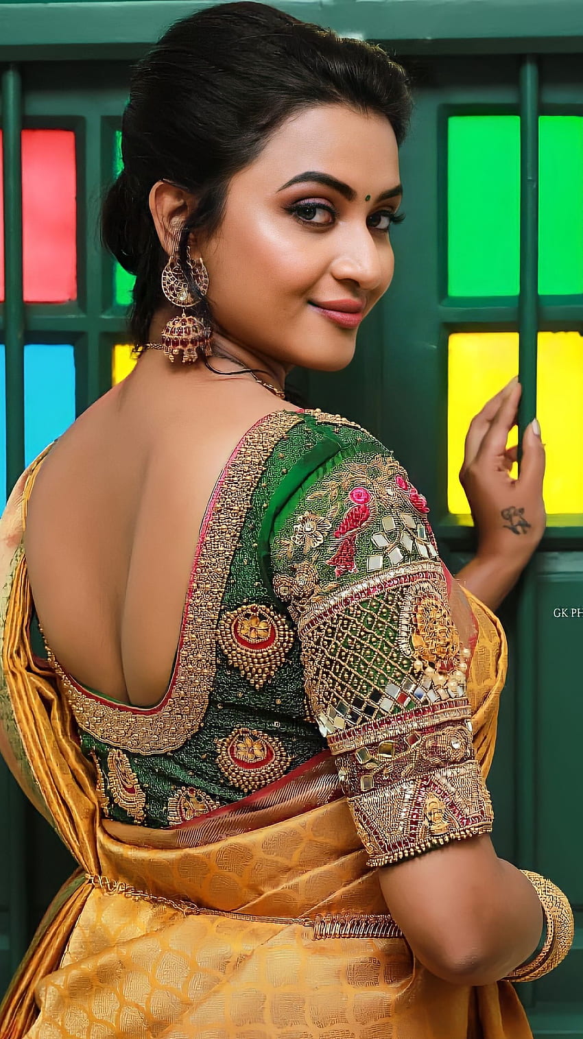 Janani Ashok kumar, actress HD phone wallpaper