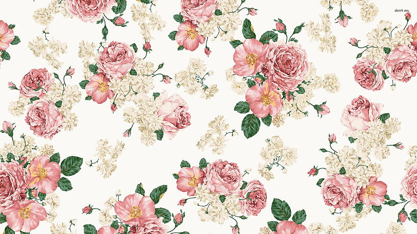 Chic Noir Garden: Densely Packed Floral Wallpaper Roll | Morphico