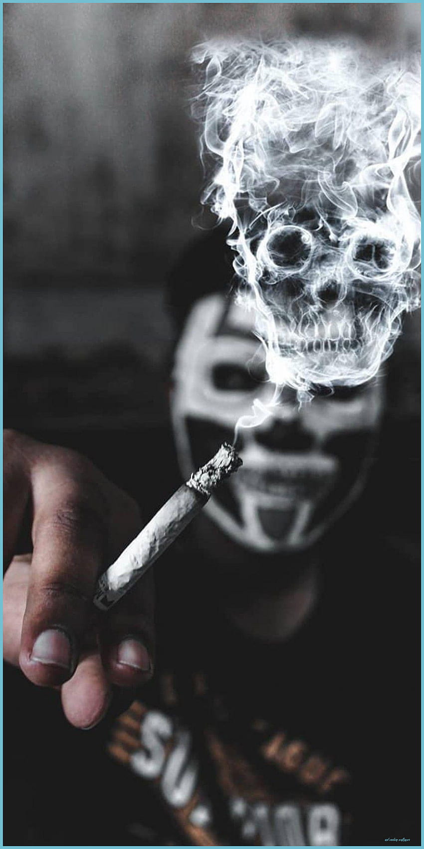 Smoking Joker - Trauriges Rauchen, ästhetisches Rauchen HD-Handy-Hintergrundbild