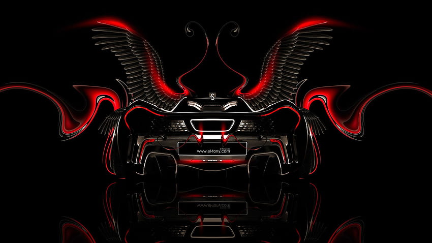 Neon Red Car HD | Pxfuel