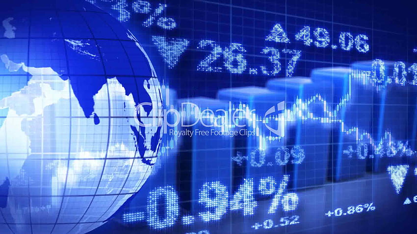 Галерия Money Stock Market - Blue Stock Market - -, Финансов пазар HD тапет