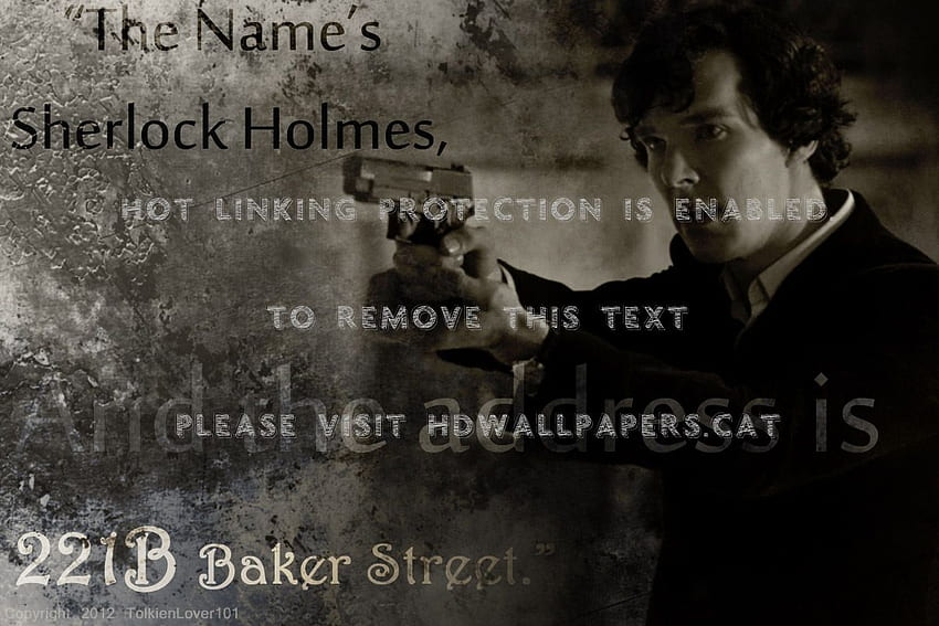 il nome è Sherlock Holmes Baker Street TV, 221B Baker Street Sfondo HD