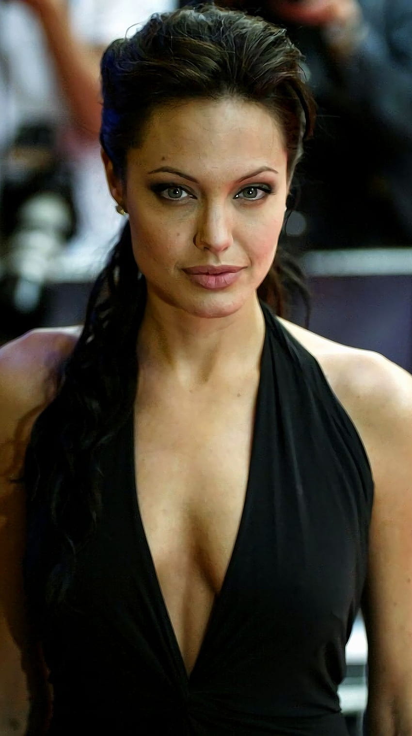 Angelina Jolie, hollywoodzka aktorka Tapeta na telefon HD