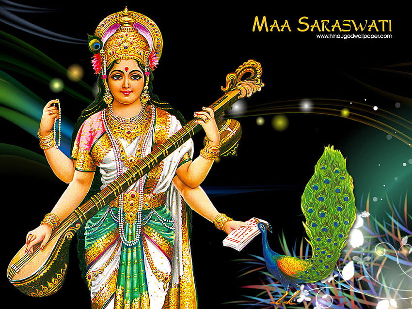 Saraswati Devi HD wallpaper
