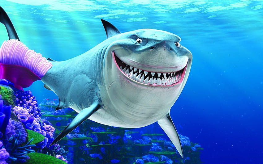 Blue Bruce (Finding Nemo) Finding Nemo Ocean Shark . . 1210179 HD wallpaper