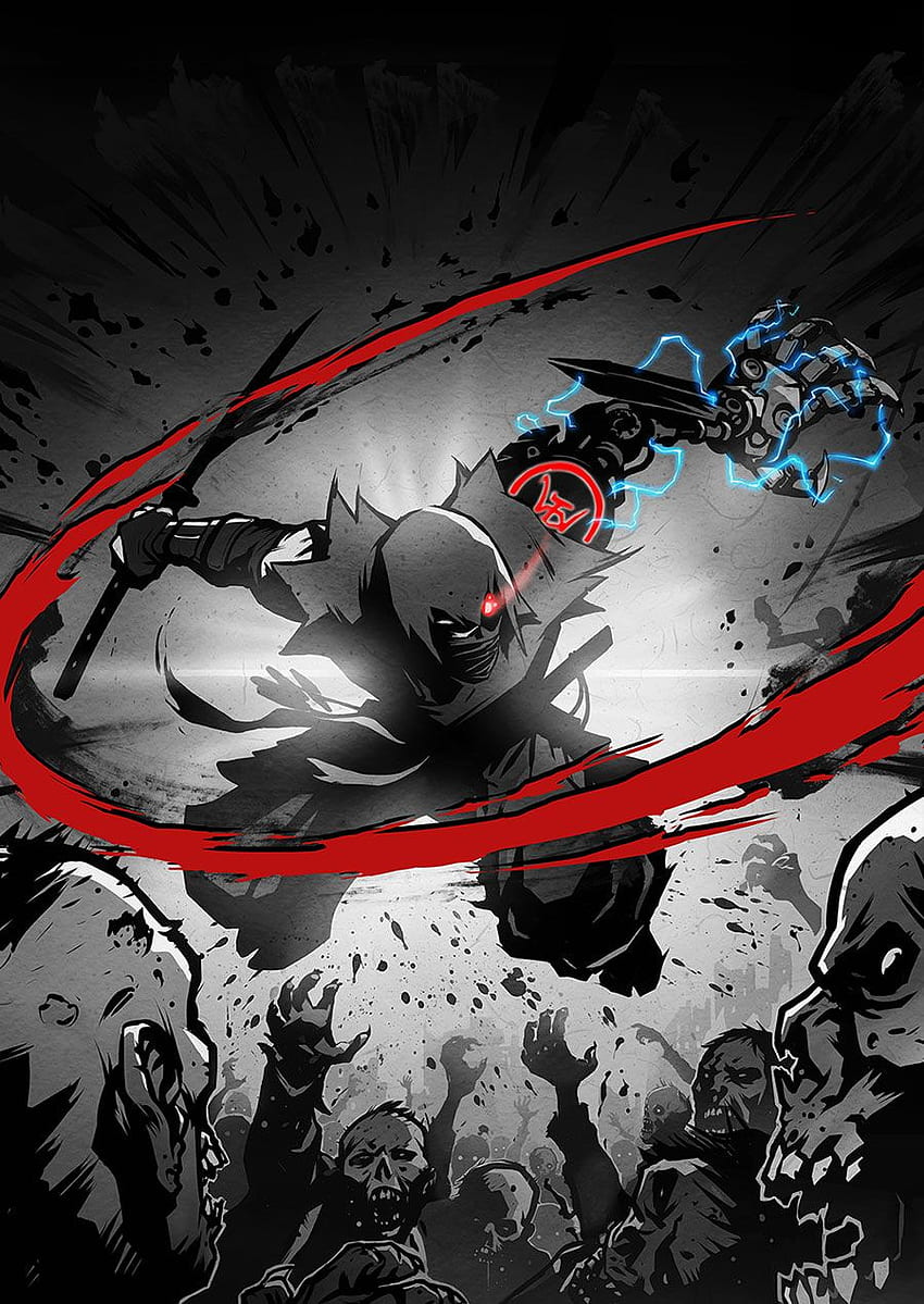 Yaiba Key Artwork - Karakter & Seni - Yaiba: Ninja Gaiden Z. Desain karakter seni animasi, seni Ninja, Ninja gaiden wallpaper ponsel HD