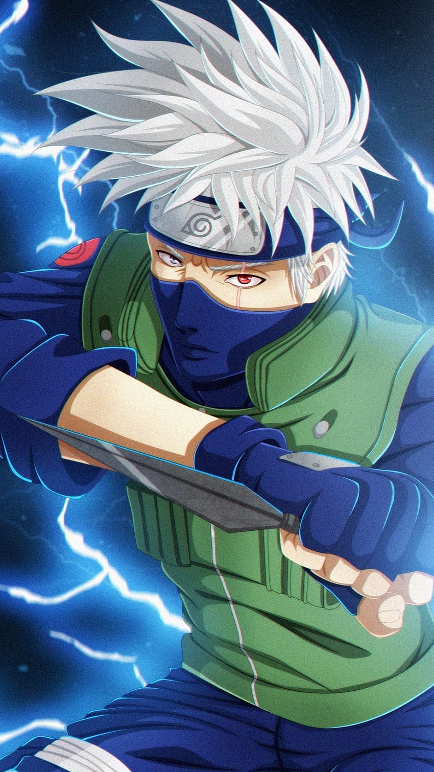 Anime, Kakashi Hatake, cheveux blancs, anime boy, art,. naruto shippuden, Kakashi, Kakashi hatake, Naruto Pomme Fond d'écran de téléphone HD