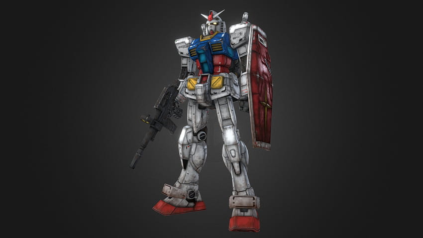 Gundam Rx 78 2 3D-Modell von Vito Bellomo [2e11b20], RX 78-2 HD-Hintergrundbild