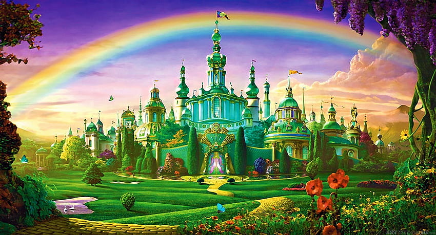 Cidade das Esmeraldas, O Mágico de Oz papel de parede HD