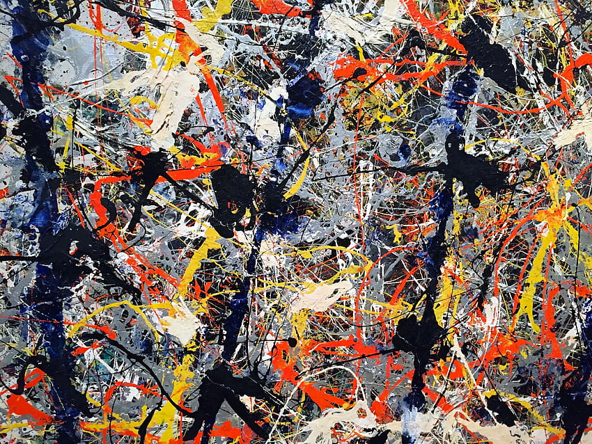 Jackson Pollock Famous Paintings Blue Poles with High Resolution px 4.96 MB. Subject of art, Jackson pollock, Painting HD wallpaper
