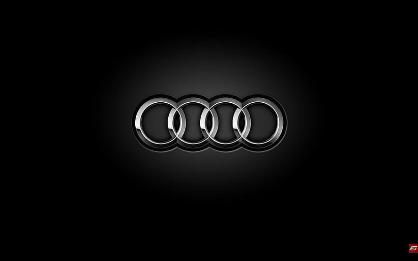 Anéis Audi, logotipo da Pioneer papel de parede HD