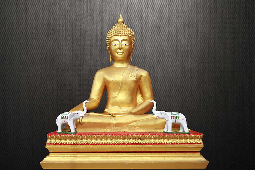 Azja, Buddyzm, Buddyzm, Oświecenie, Figa, Złoto - พระพุทธ รูป, Złoty Budda Tapeta HD