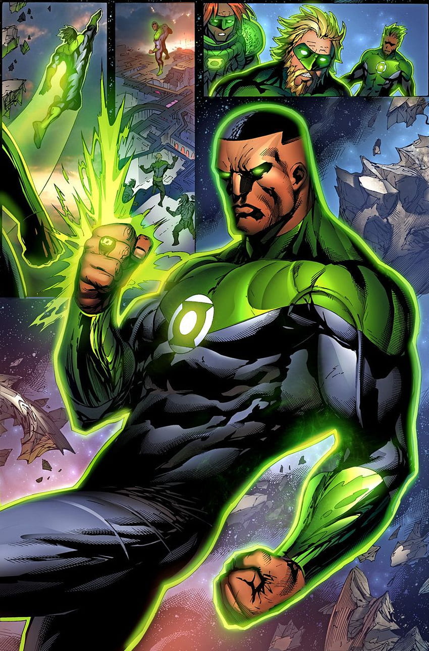 Green Lantern Corps - L'acteur Lance Gross tente de jouer Green, John Stewart Green Lantern Fond d'écran de téléphone HD