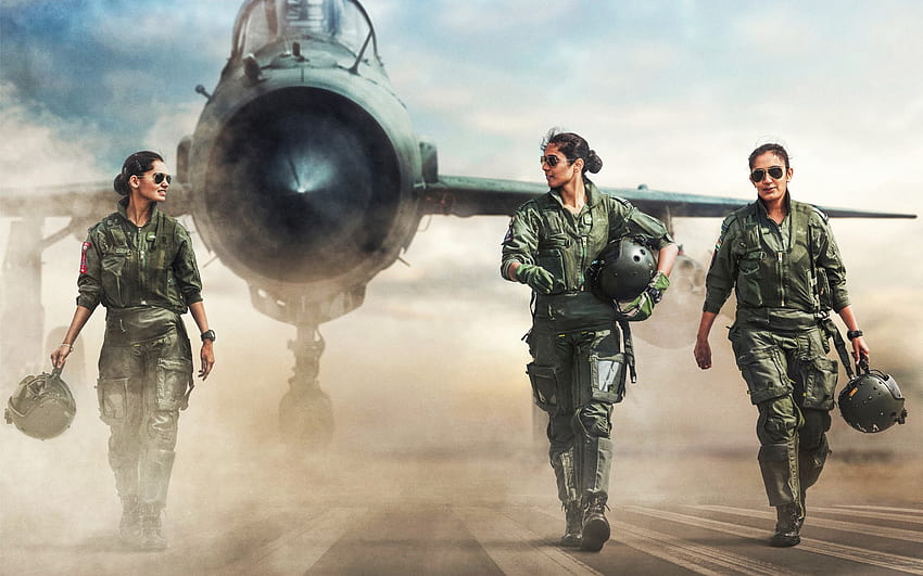 Pilot Wanita, Pilot Pesawat Tempur Angkatan Udara Wallpaper HD