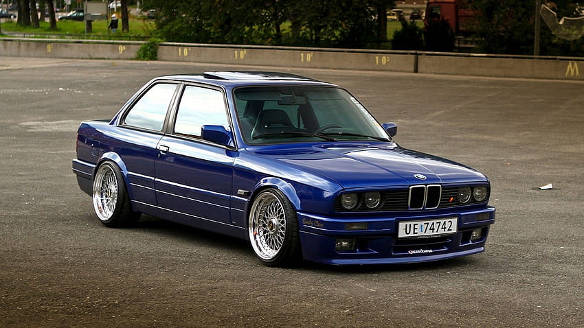 Germany, tuning, sport cars, BMW E30, classic cars, Clean, street HD wallpaper