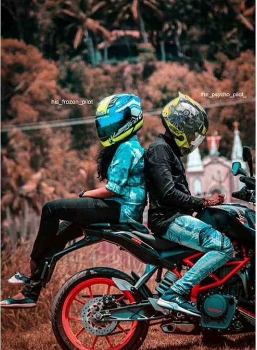 Rider goals.. Bike couple, Biker love, Bike hoot, Bike Lovers HD phone wallpaper