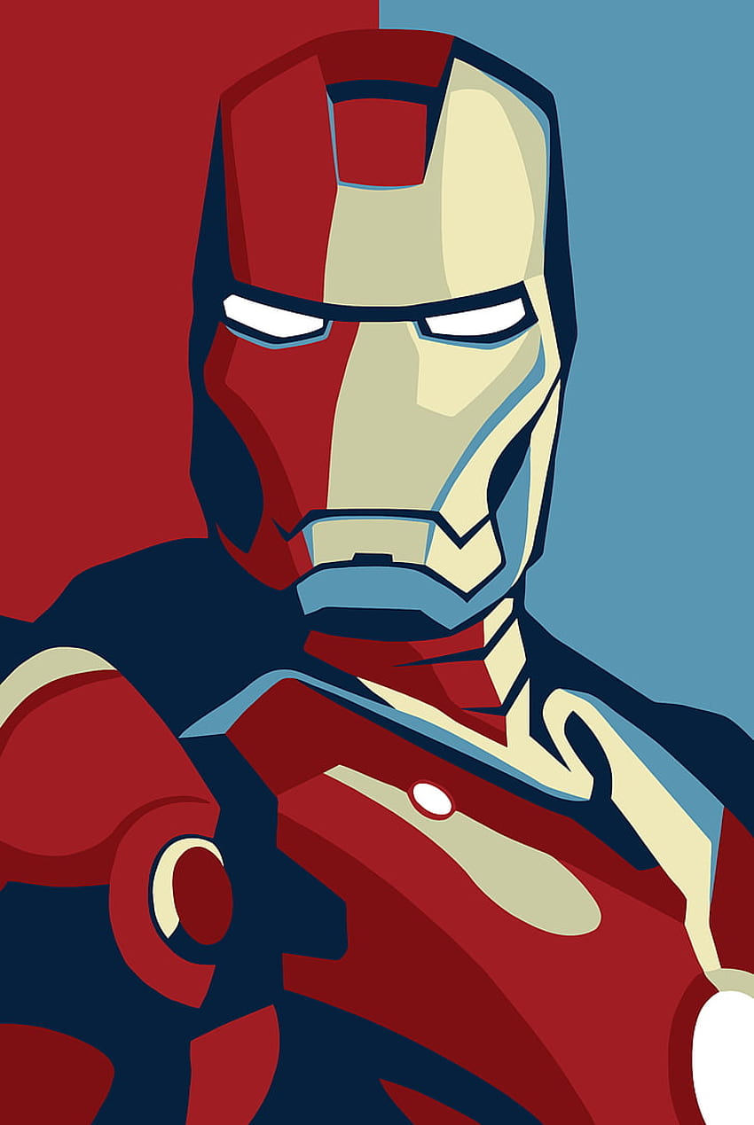 Iron Man Marvel Comics Tony Stark for phone - 업데이트: 업데이트, Iron Man Vector HD 전화 배경 화면