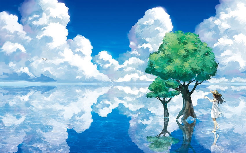 De paisaje de anime, naturaleza kawaii fondo de pantalla | Pxfuel