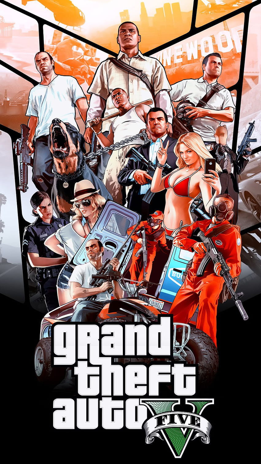 Gta V Poster Mobile (iPhone, Android, Samsung, Pixel, Xiaomi) nel 2020. Grand theft auto, Grand theft auto artwork, Grand theft auto series Sfondo del telefono HD