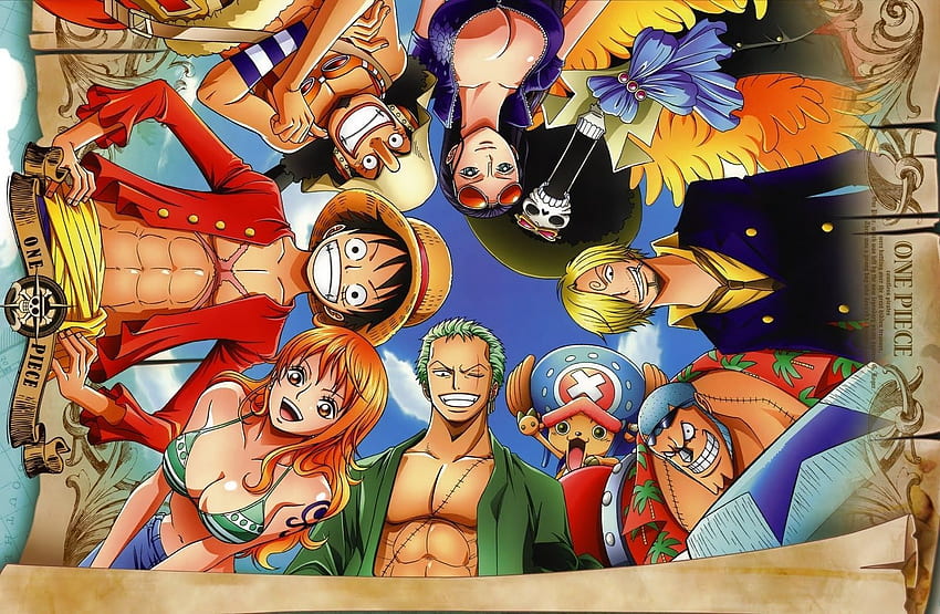 One Piece Crew After 2 Years . Anime. HD wallpaper