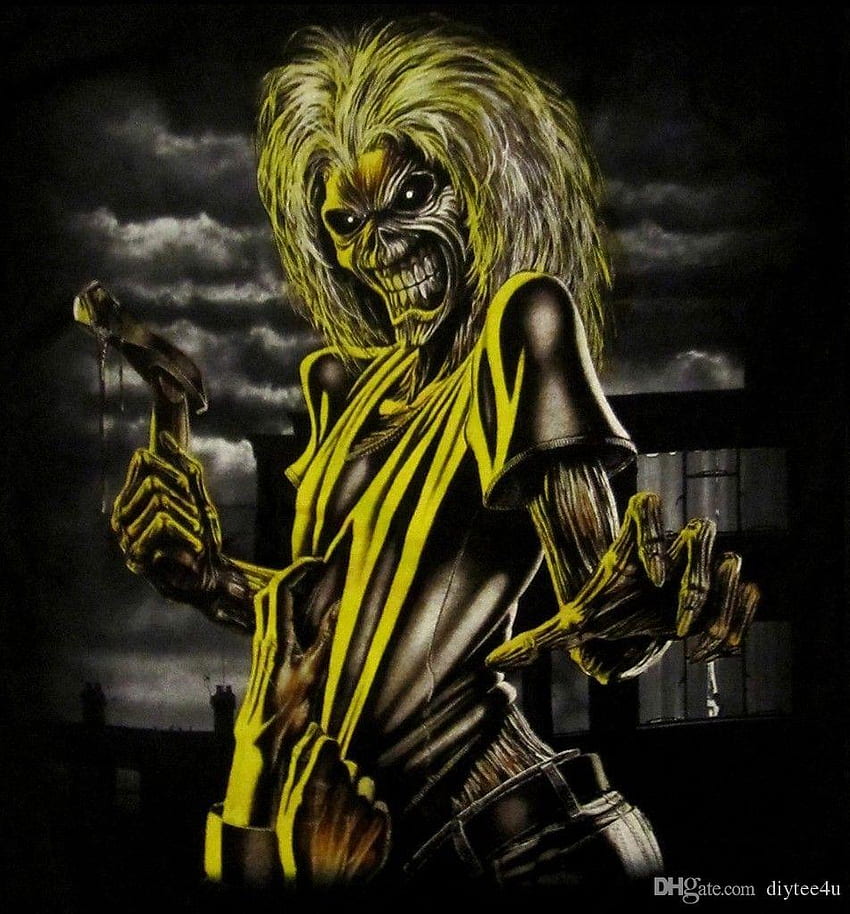 Exklusive er von Eddie von Iron Maiden - Zitate über das Leben, Iron Maiden Killers HD-Handy-Hintergrundbild