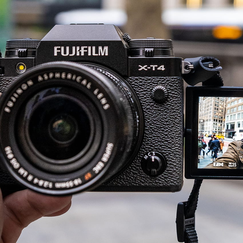 Fujifilm X T4 анонсиран със стабилизация и обръщане в тялото, камера 2020 HD тапет за телефон