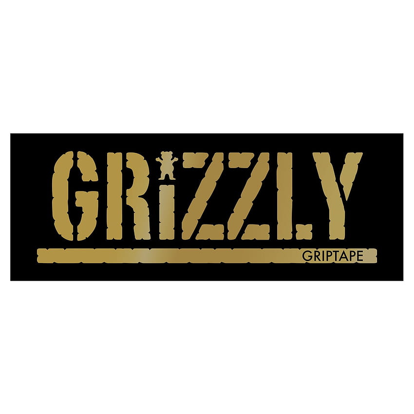 Grizzly White Stamp Print Griptape X Sheet HD phone wallpaper