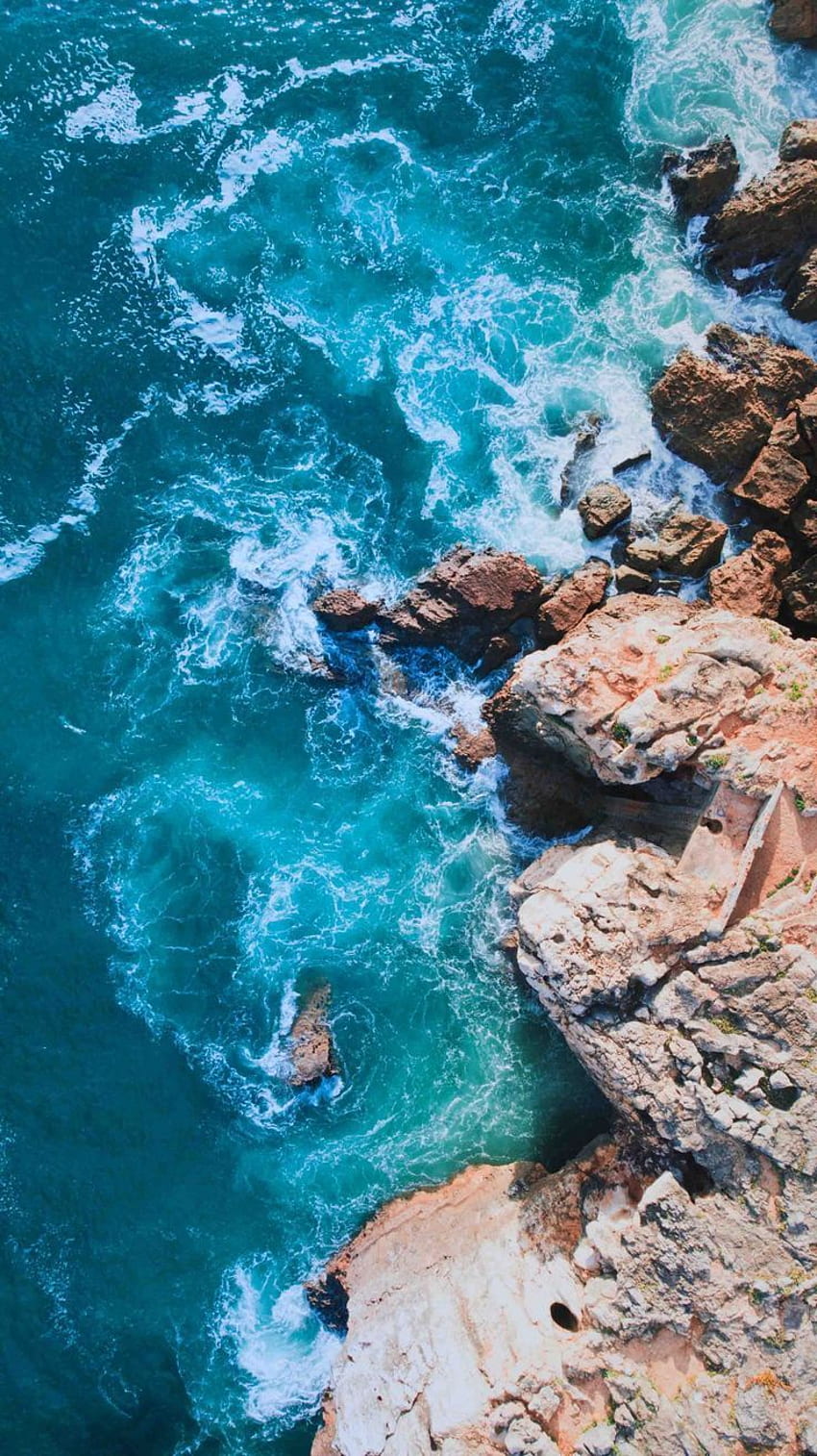 ポルトガル、アルガルヴェでやるべきトップ 6 のこと。 フライング・ザ・ネスト。 青いiphone、海、自然 HD電話の壁紙